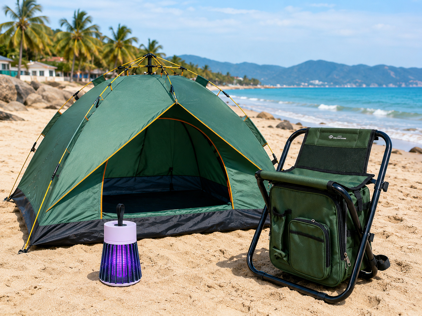 🏕️ باك التخييم 3 في 1 – راحتك كاملة في مكان واحد بمليون و ثمانيين الف فقط